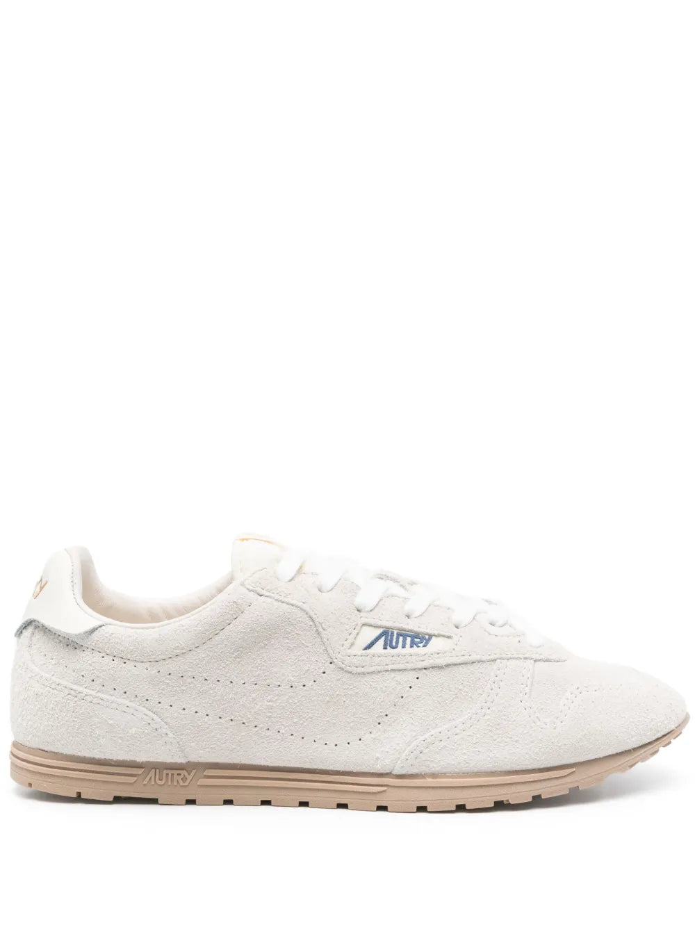 Exclusive Autry Windspin Sneakers — Light Beige — Size US M 9 - US W 10.5 — Front View