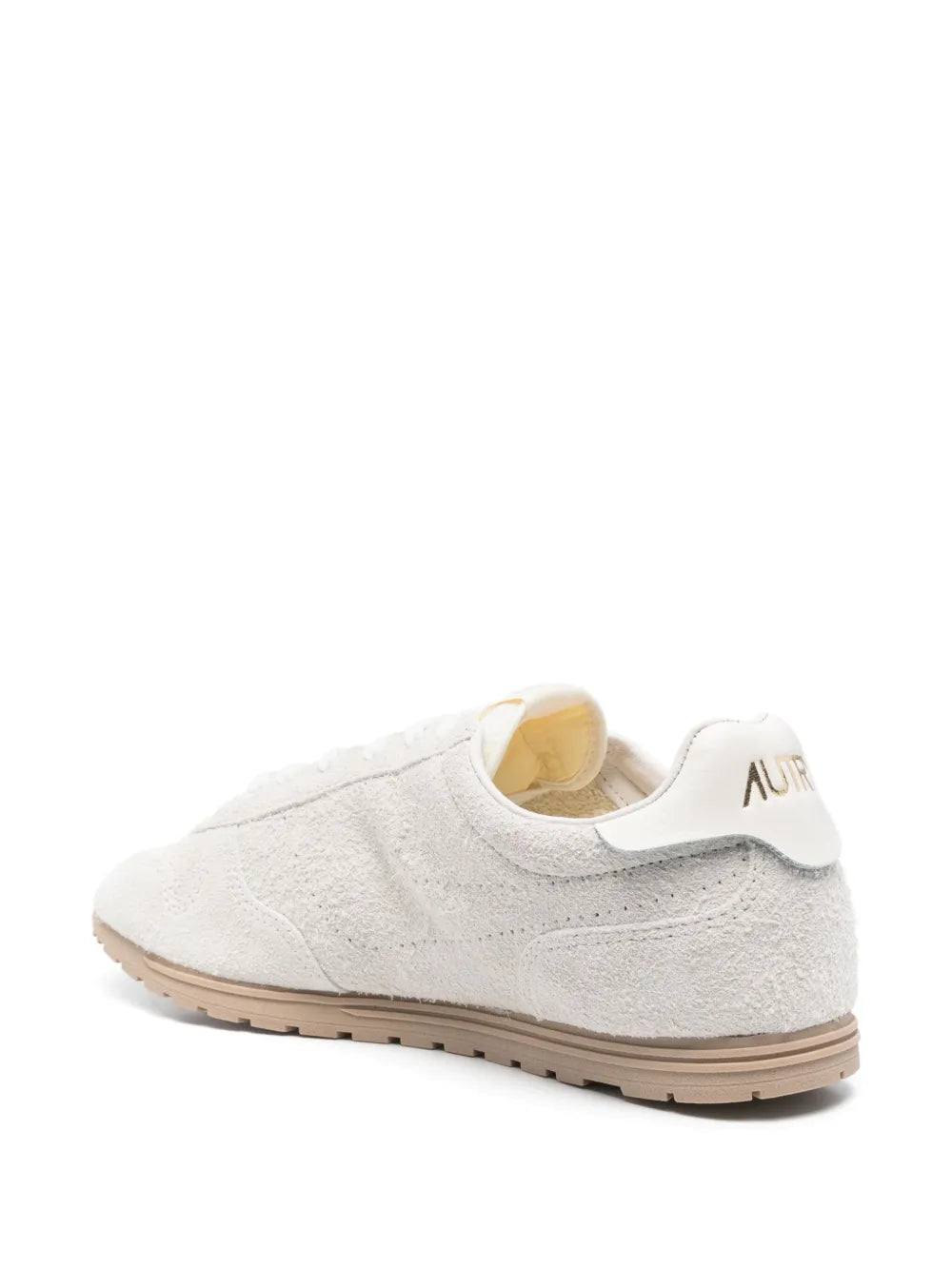 Exclusive Autry Windspin Sneakers — Light Beige — Size US M 9 - US W 10.5 — Back View