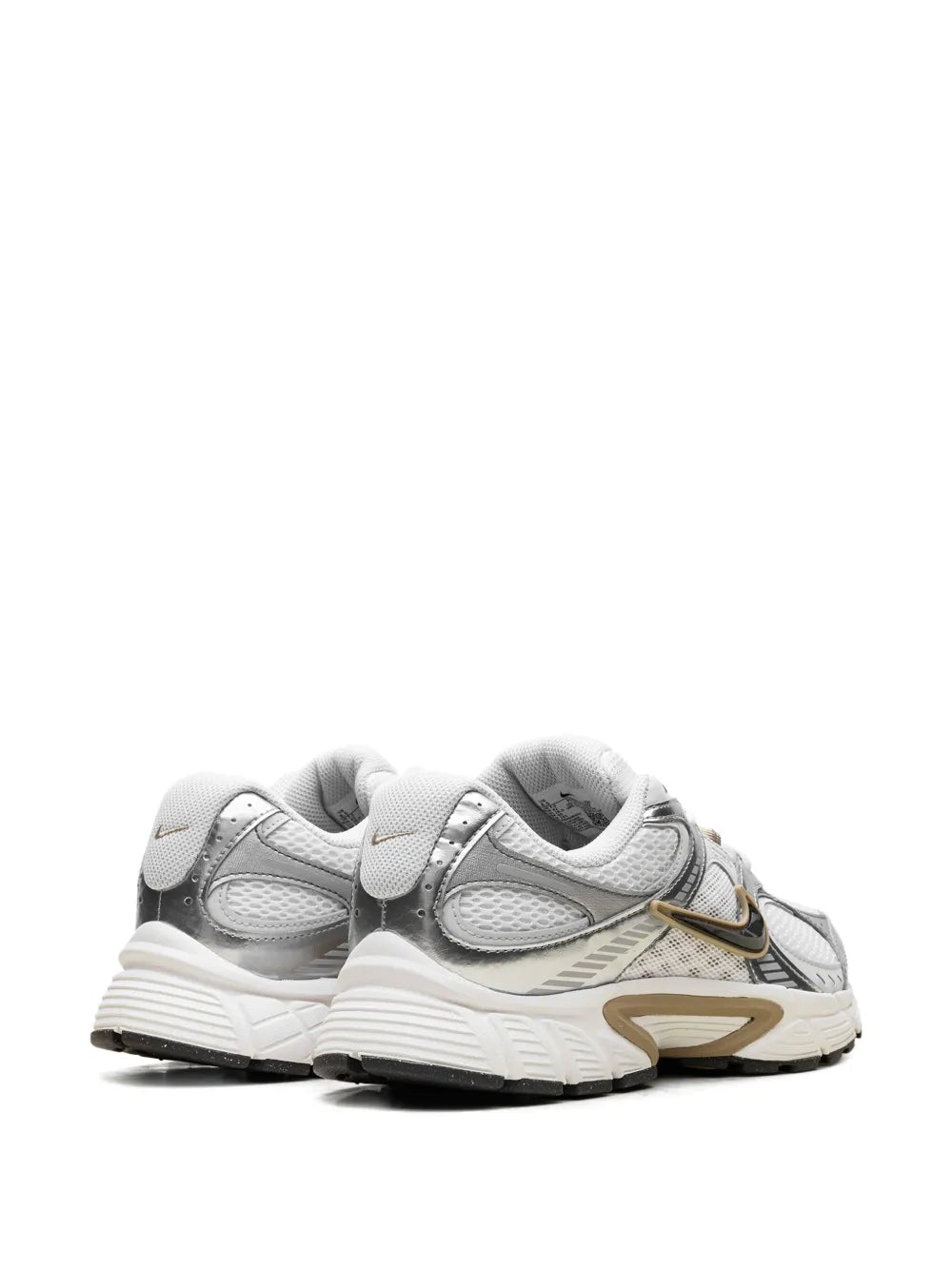 Exclusive Nike V5 Rnr Parachute Beige/Metallic Pewter Sneakers — White — Size US M 3.5 - US W 5 — Back View
