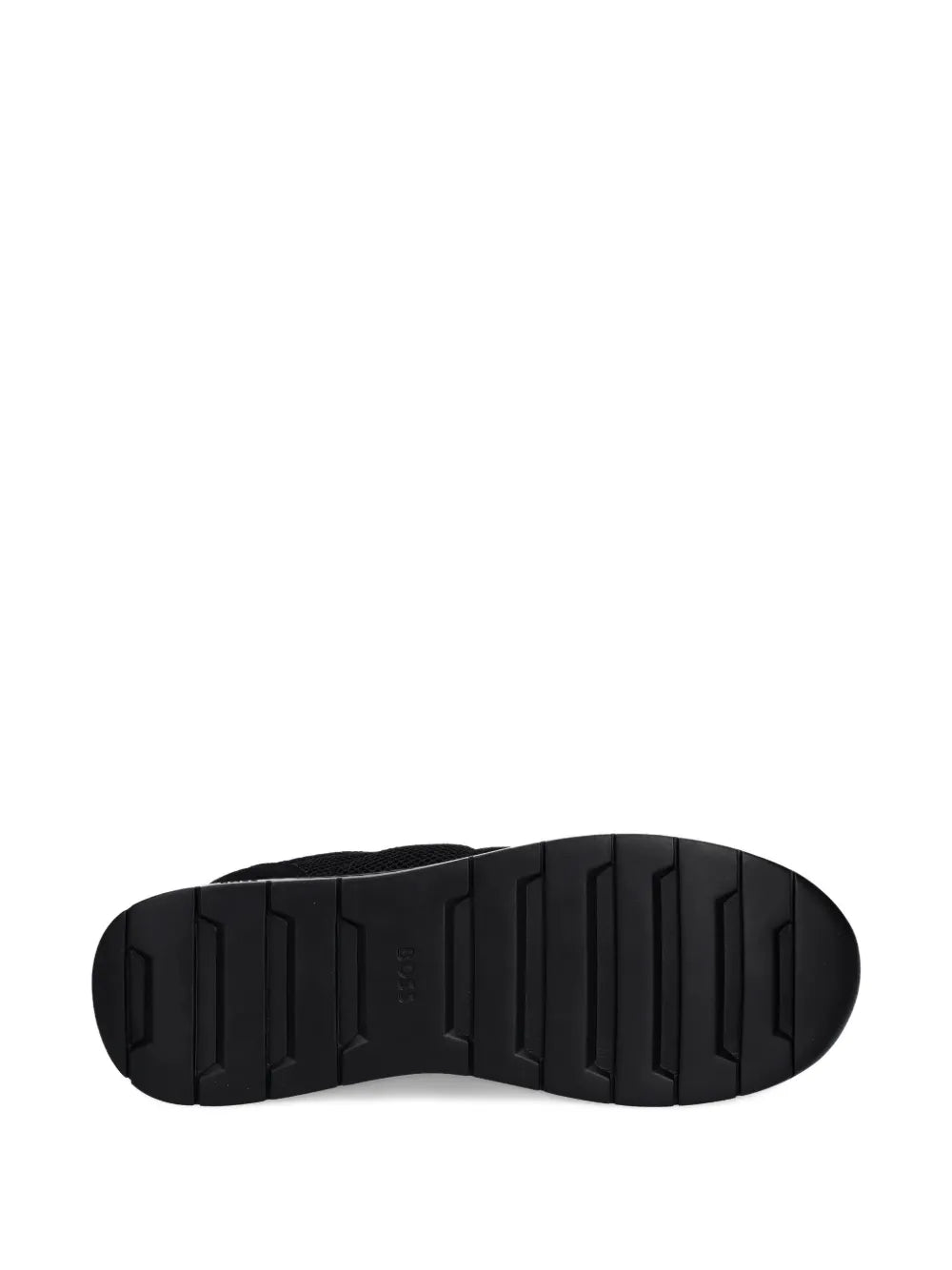 Exclusive Boss Titanium Mesh-Panel Sneakers — Black — Size US M 3.5 - US W 5 — Detail View