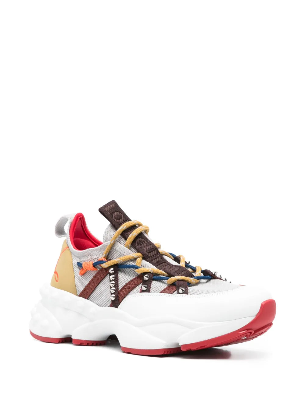 Exclusive Christian Louboutin Trailnrun Sneakers — Light Grey — Size US M 4 - US W 5.5 — Side View
