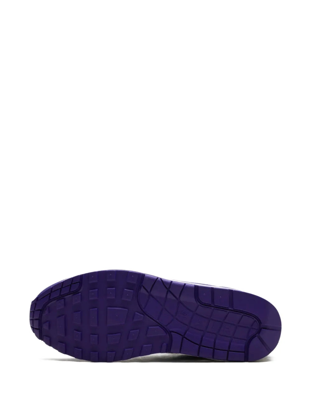 Exclusive Nike X Supreme Air Max 1 87 Sp Varsity Purple/White Sneakers — Purple — Size US M 10.5 - US W 12 — Top View