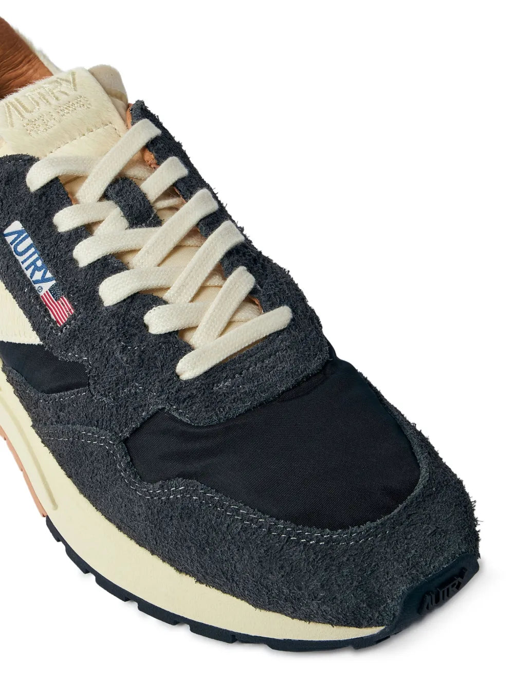 Exclusive Autry Reelwind Low-Top Sneakers — Black — Size US M 5.5 - US W 7 — Side View