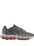 Exclusive Air Max Dn8 Iron Grey Bright Crimson Sneakers — Medium Grey — Size US M 4.5 - US W 6 — Front View