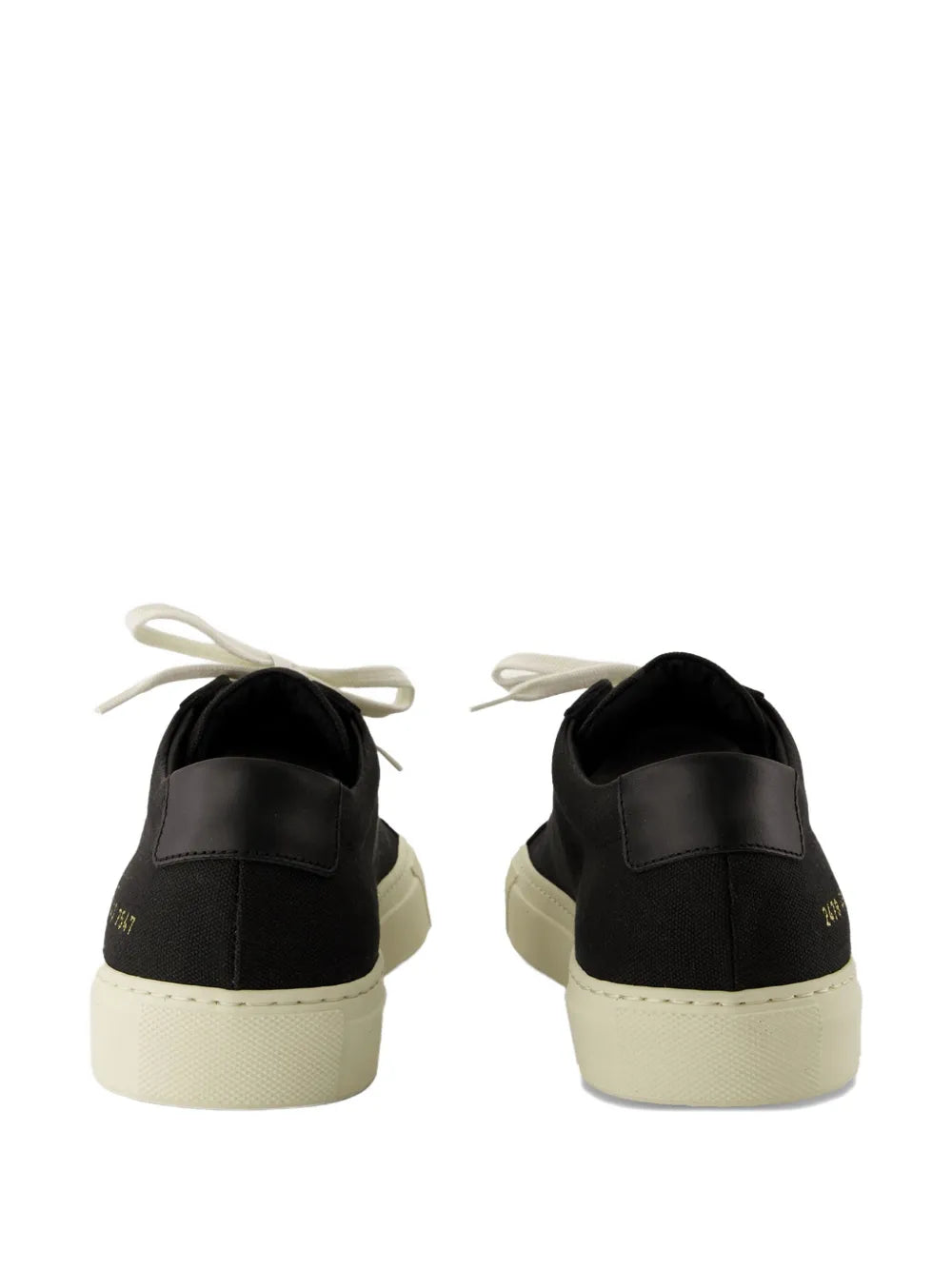 Exclusive Common Projects Achilles Sneakers — Black — Size US M 6.5 - US W 8 — Back View