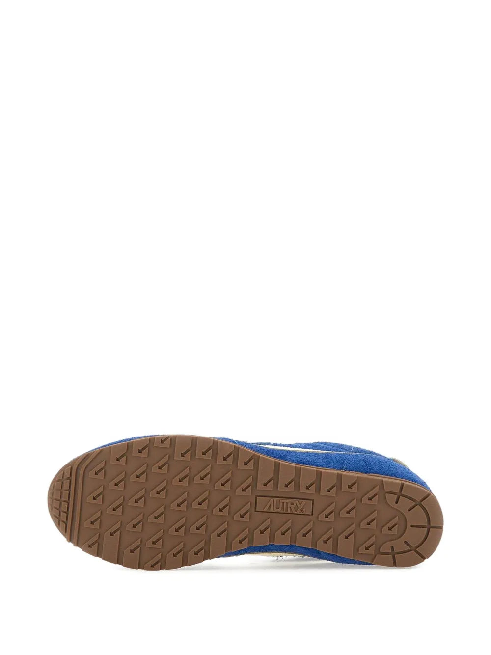 Exclusive Autry Leather Sneakers — Royal Blue — Size US M 6.5 - US W 8 — Lifestyle View