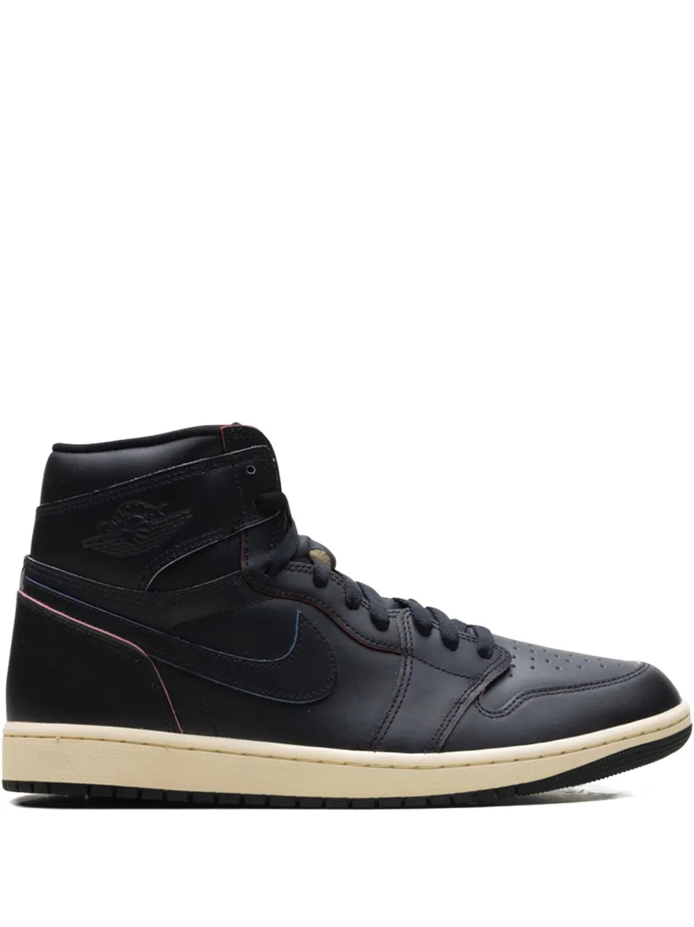 Exclusive Air Jordan 1 Retro High Og Self-Expression Sneakers — Black — Size US M 11.5 - US W 13 — Front View