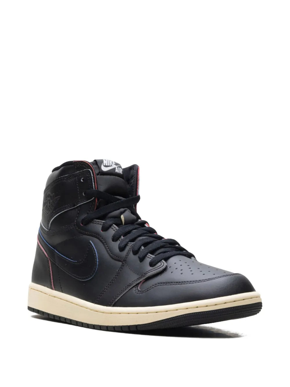 Exclusive Air Jordan 1 Retro High Og Self-Expression Sneakers — Black — Size US M 11.5 - US W 13 — Side View