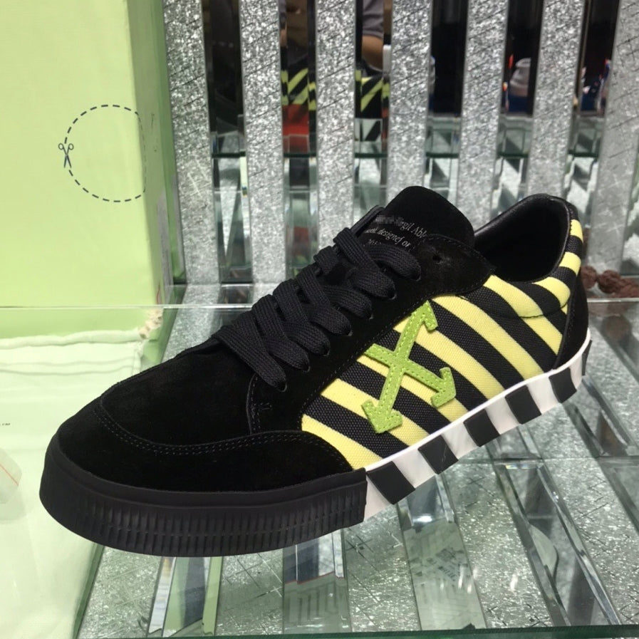 Exclusive Off-White  sneakers #62 — Black-yellow — Size 36 — Alternate View 7