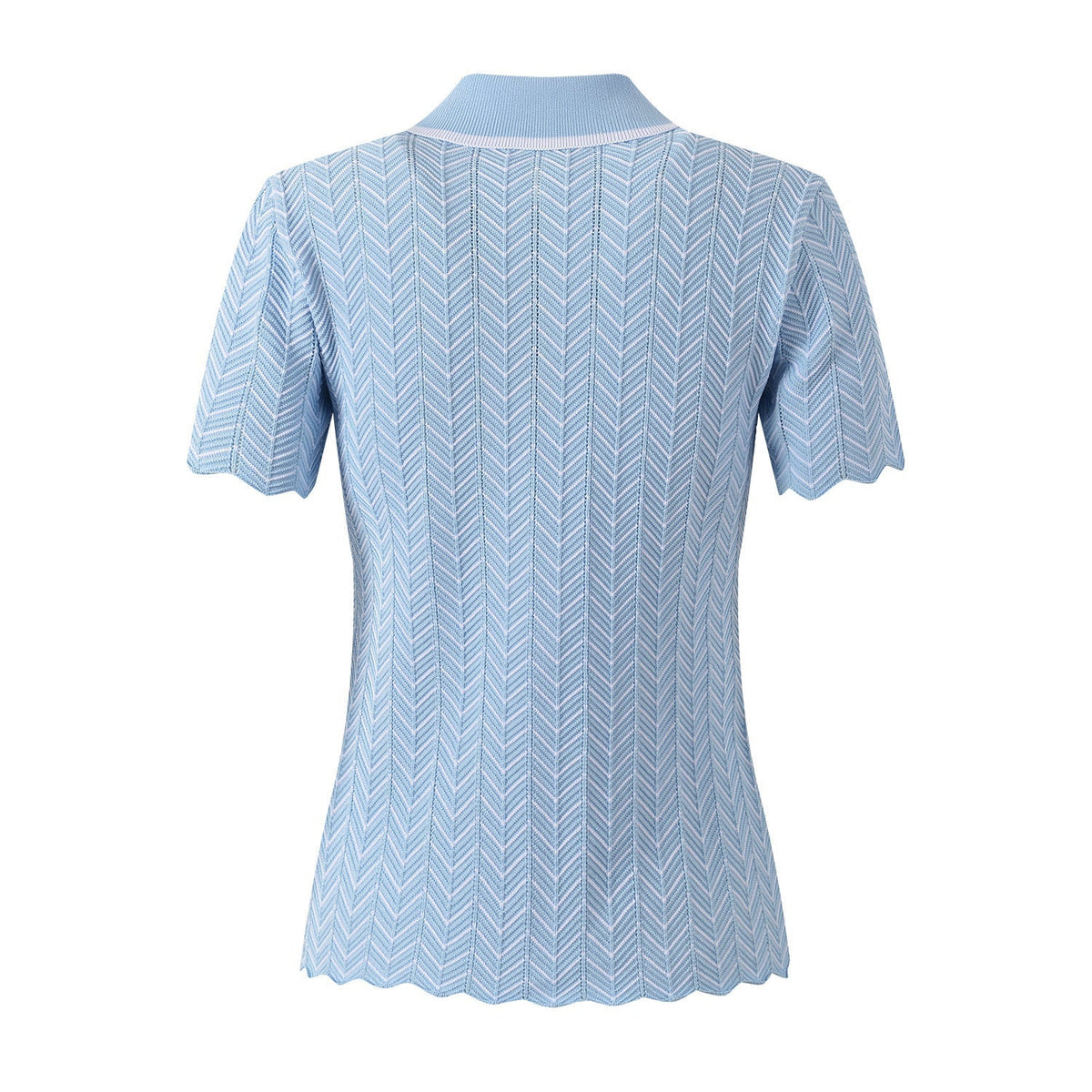 Exclusive MR.TOM  Women Stripe T-shirt — 0/S — Back View