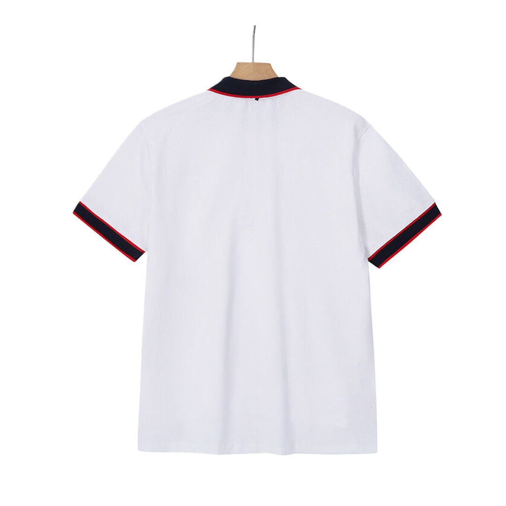 Exclusive Thom Browne  2025SS Men and women T-Shirt — White — Size 1/M — Back View