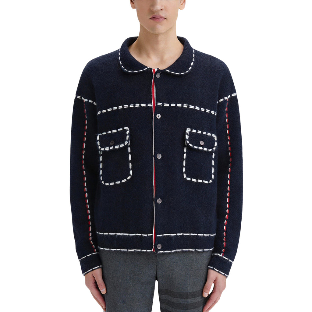 Exclusive Thom Browne  2026 Wool Coat — 1/M — Side View