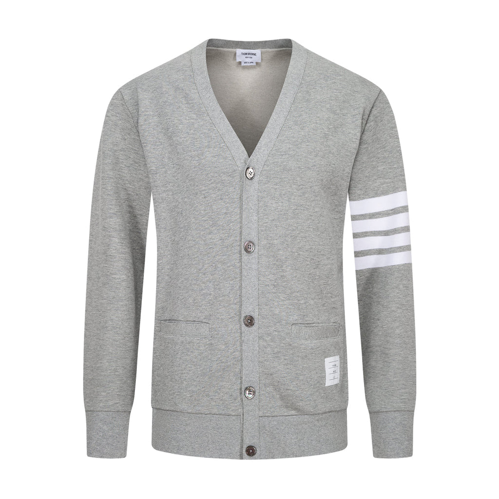 Exclusive Thom Browne  Button Cardigan Sweatshirt — Gray — Size 0/S — Alternate View 9