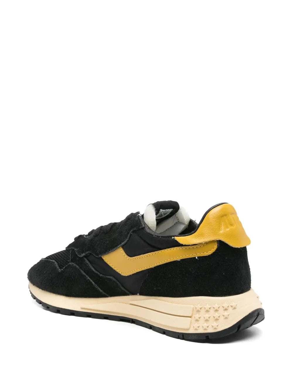 Exclusive Autry Reelwind Sneakers — Black — Size US M 4.5 - US W 6 — Back View