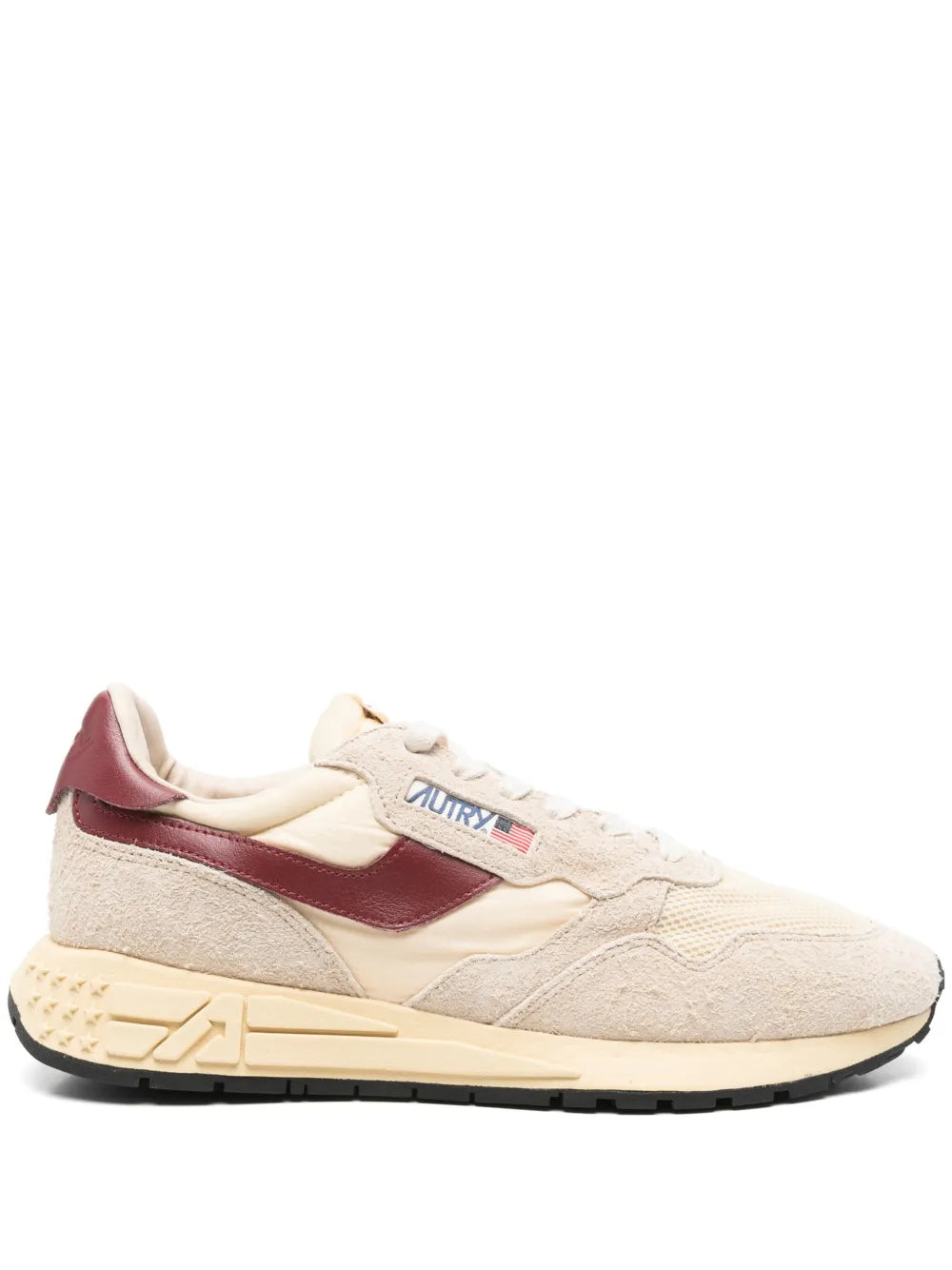 Exclusive Autry Reelwind Sneakers — Beige — Size US M 9.5 - US W 11 — Front View