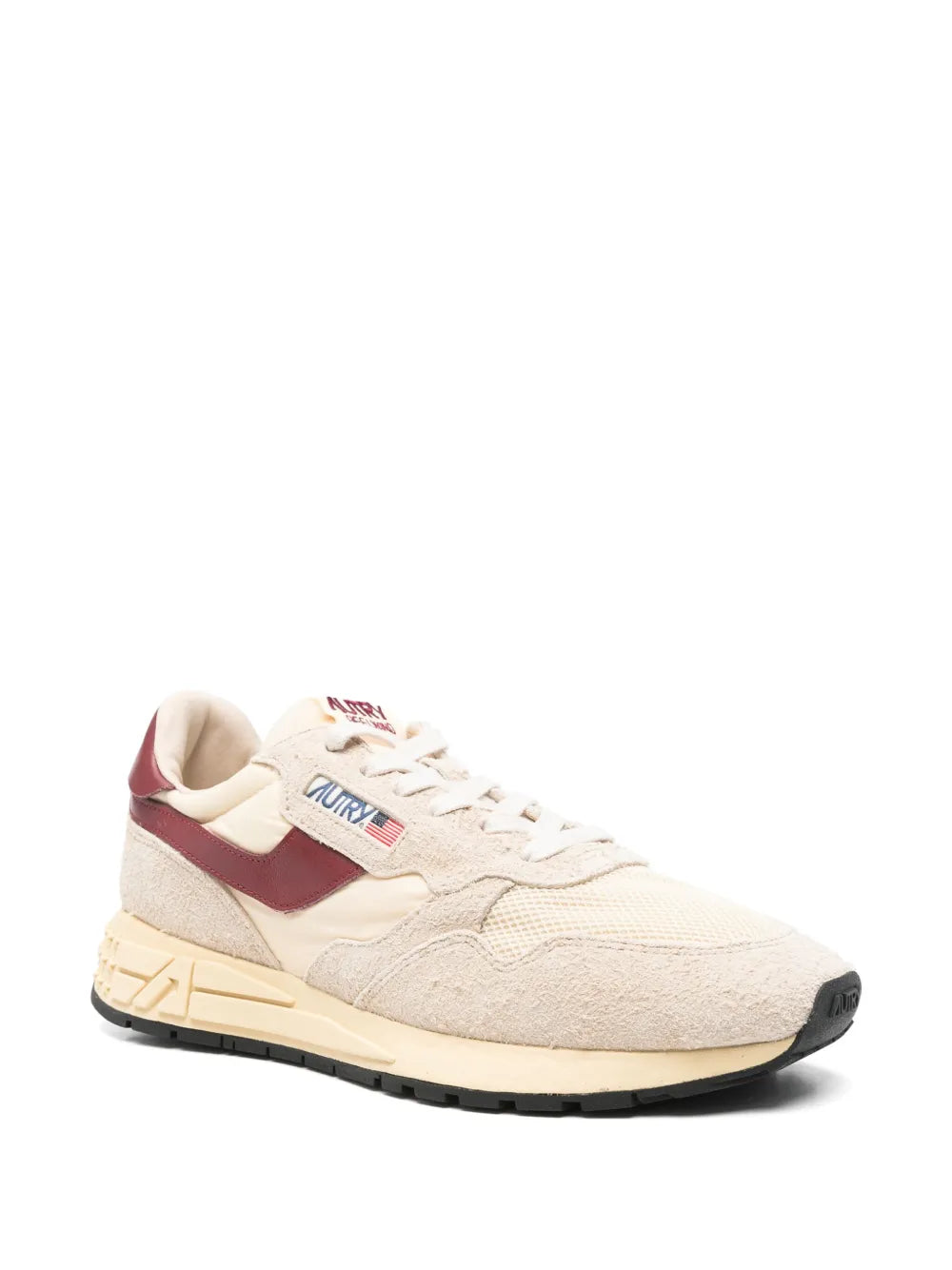 Exclusive Autry Reelwind Sneakers — Beige — Size US M 9.5 - US W 11 — Side View