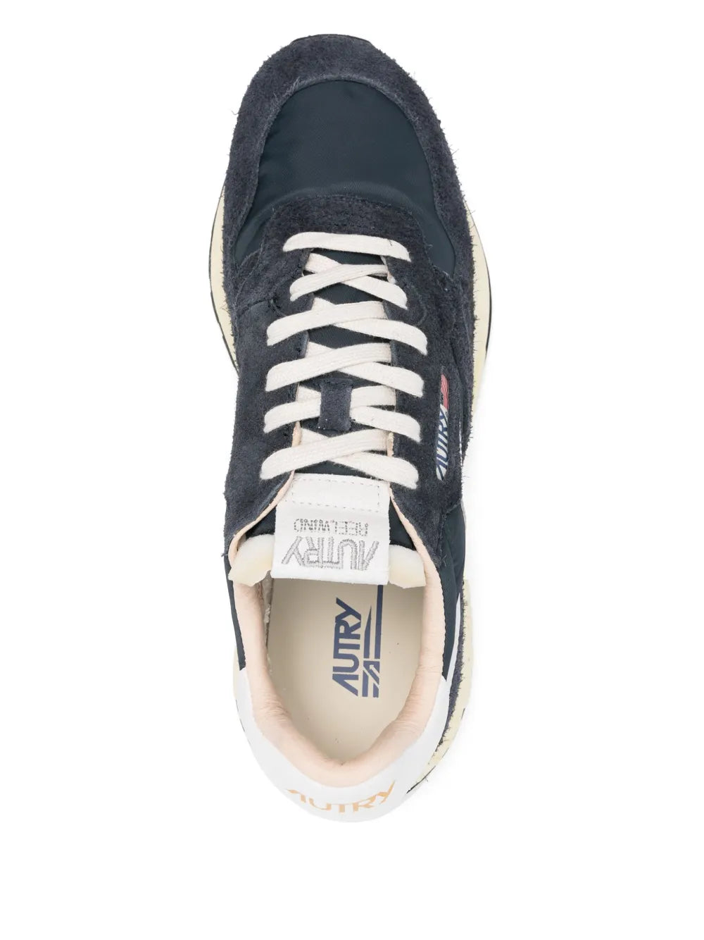 Exclusive Autry Reelwind Sneakers — Navy Blue — Size US M 8.5 - US W 10 — Top View