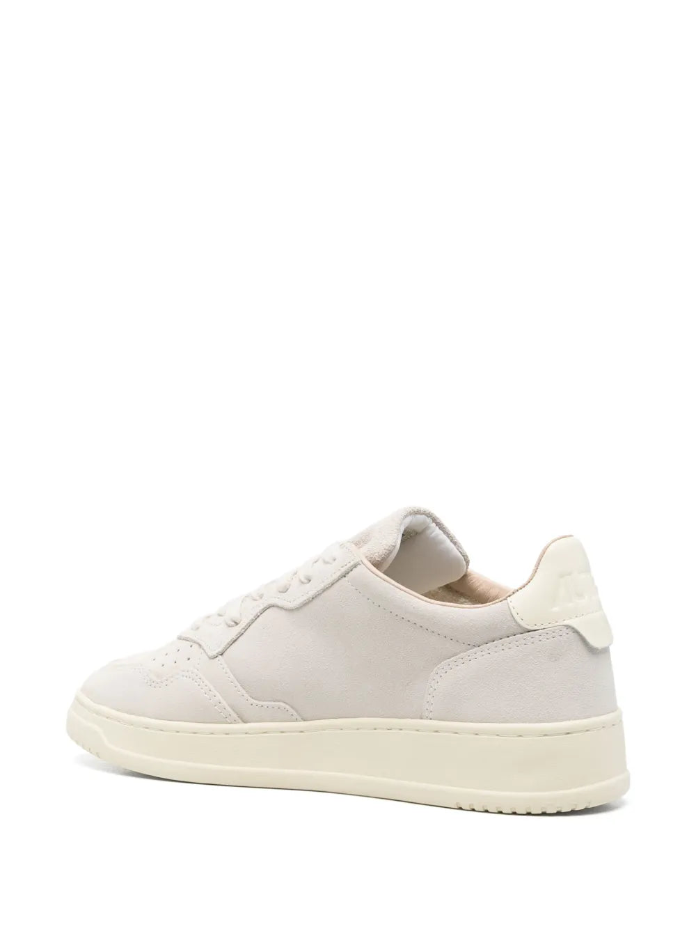 Exclusive Autry Medalist Sneakers — Light Beige — Size US M 4 - US W 5.5 — Back View