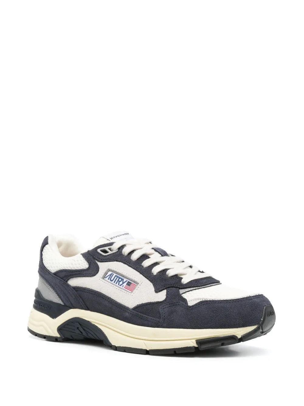 Exclusive Autry Hyperway Low-Top Sneakers — Blue — Size US M 7.5 - US W 9 — Side View