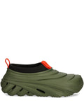 Exclusive Crocs Echo Storm Sneakers — Olive Green — Size US M 10.5 - US W 12 — Front View