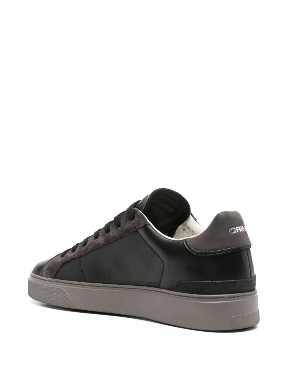 Exclusive Crime London Blade Sneakers — Black — Size US M 9 - US W 10.5 — Back View