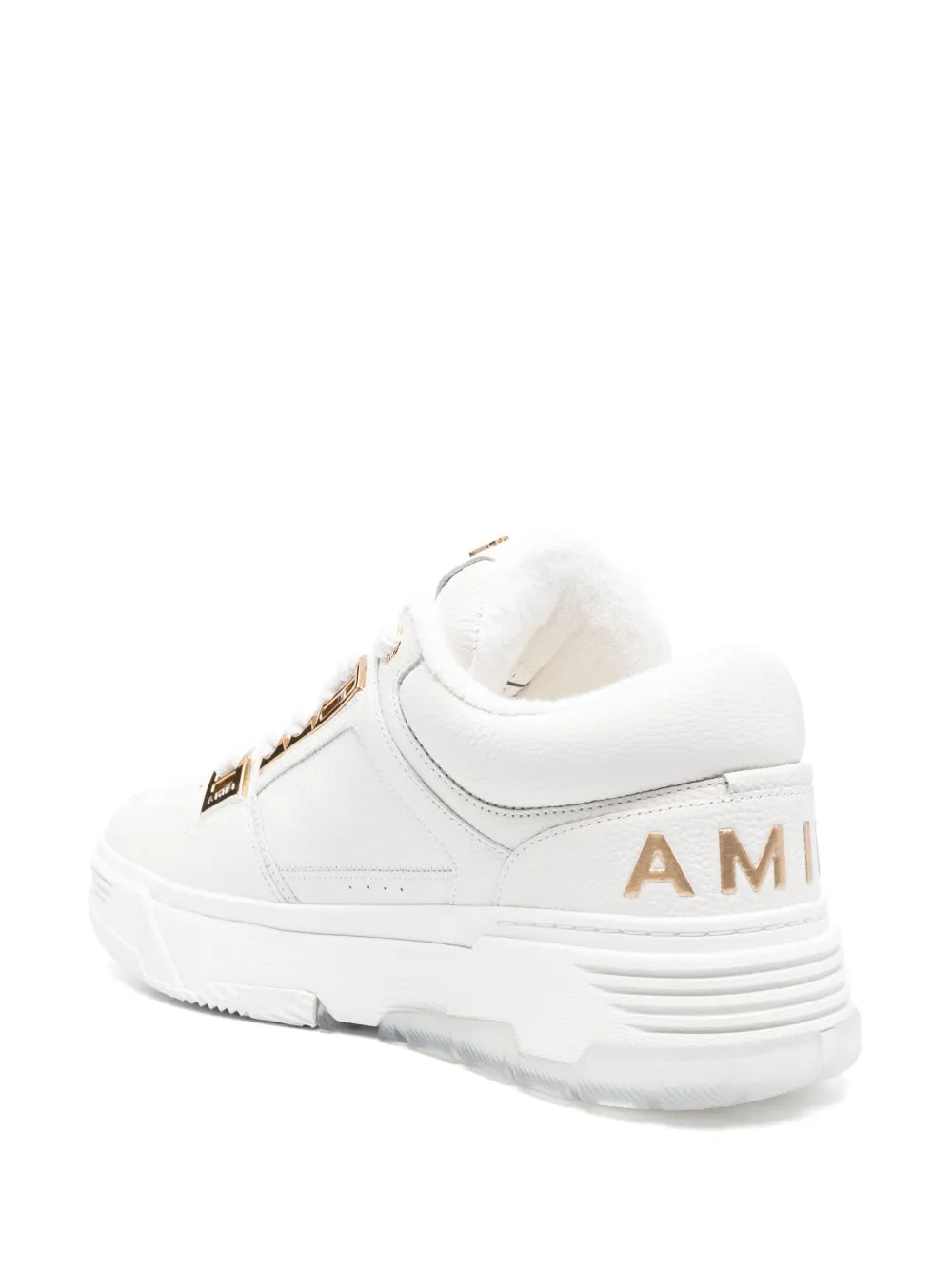 Exclusive Amiri Ma-1 Sneakers — White — Size US M 7.5 - US W 9 — Back View