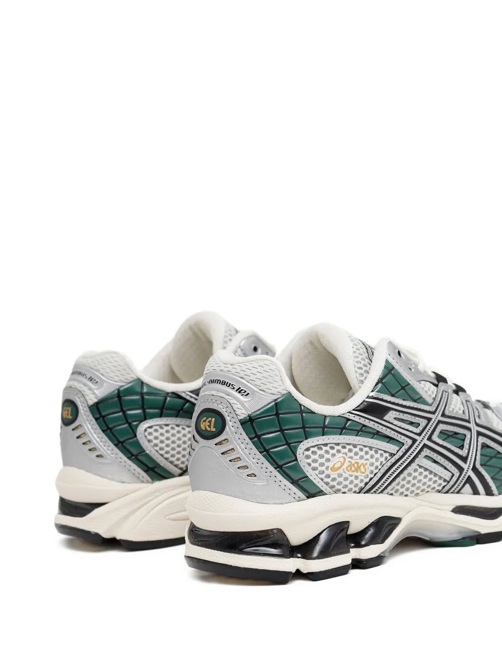 Exclusive Asics Gel-Nimbus 10.1 Sneakers — Grey — Size US M 6 - US W 7.5 — Back View