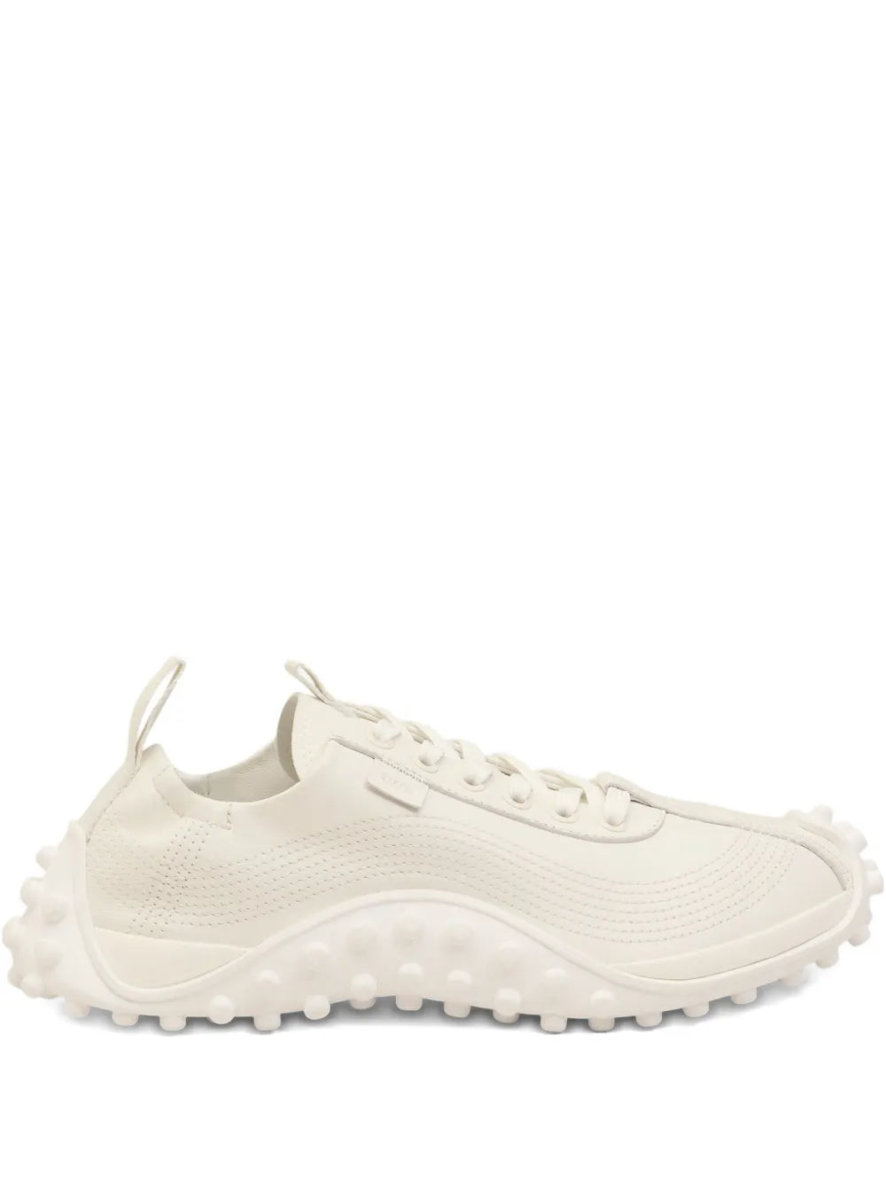 Exclusive Ami Paris Mirage Leather Sneakers — White — Size US M 4 - US W 5.5 — Front View