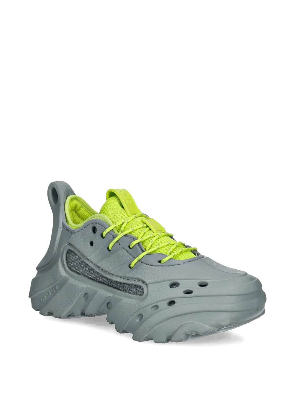 Exclusive Crocs Nova Trek Sneakers — Grey — Size US M 9.5 - US W 11 — Side View