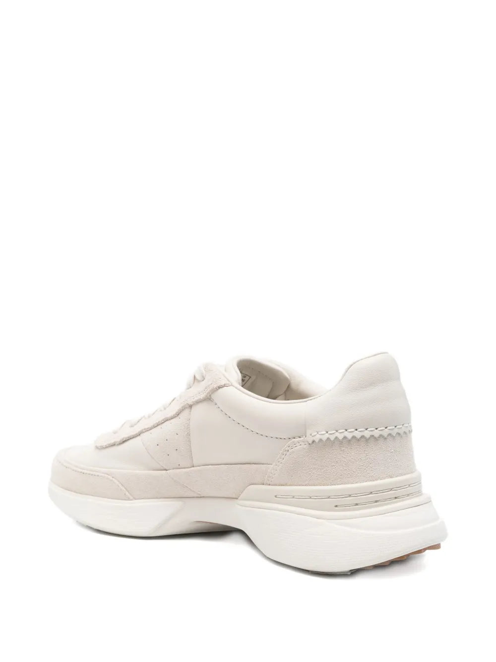 Exclusive Clarks Craft Pace Sneakers — White — Size US M 5 - US W 6.5 — Back View