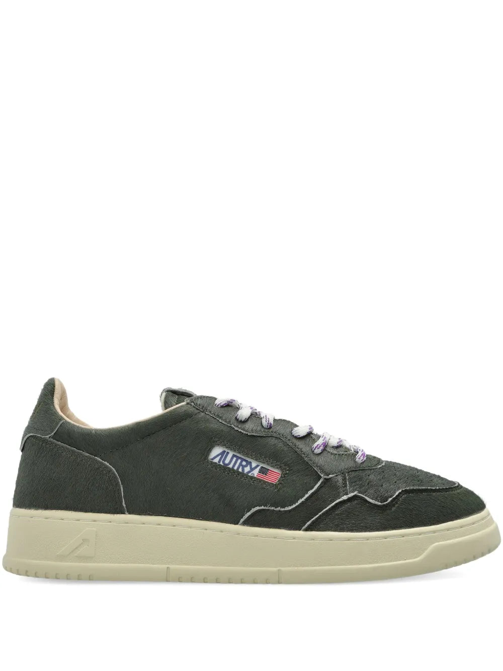 Exclusive Autry Medalist Sneakers — Green — Size US M 9 - US W 10.5 — Front View