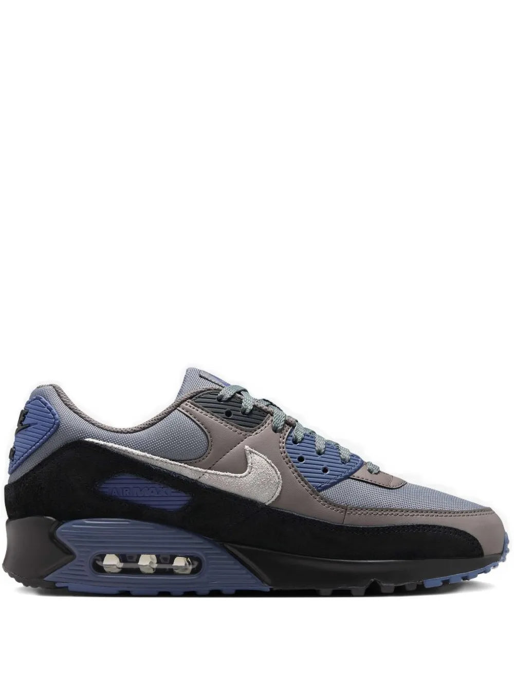 Exclusive Air Max 90 Sneakers — Grey — Size US M 8 - US W 9.5 — Front View