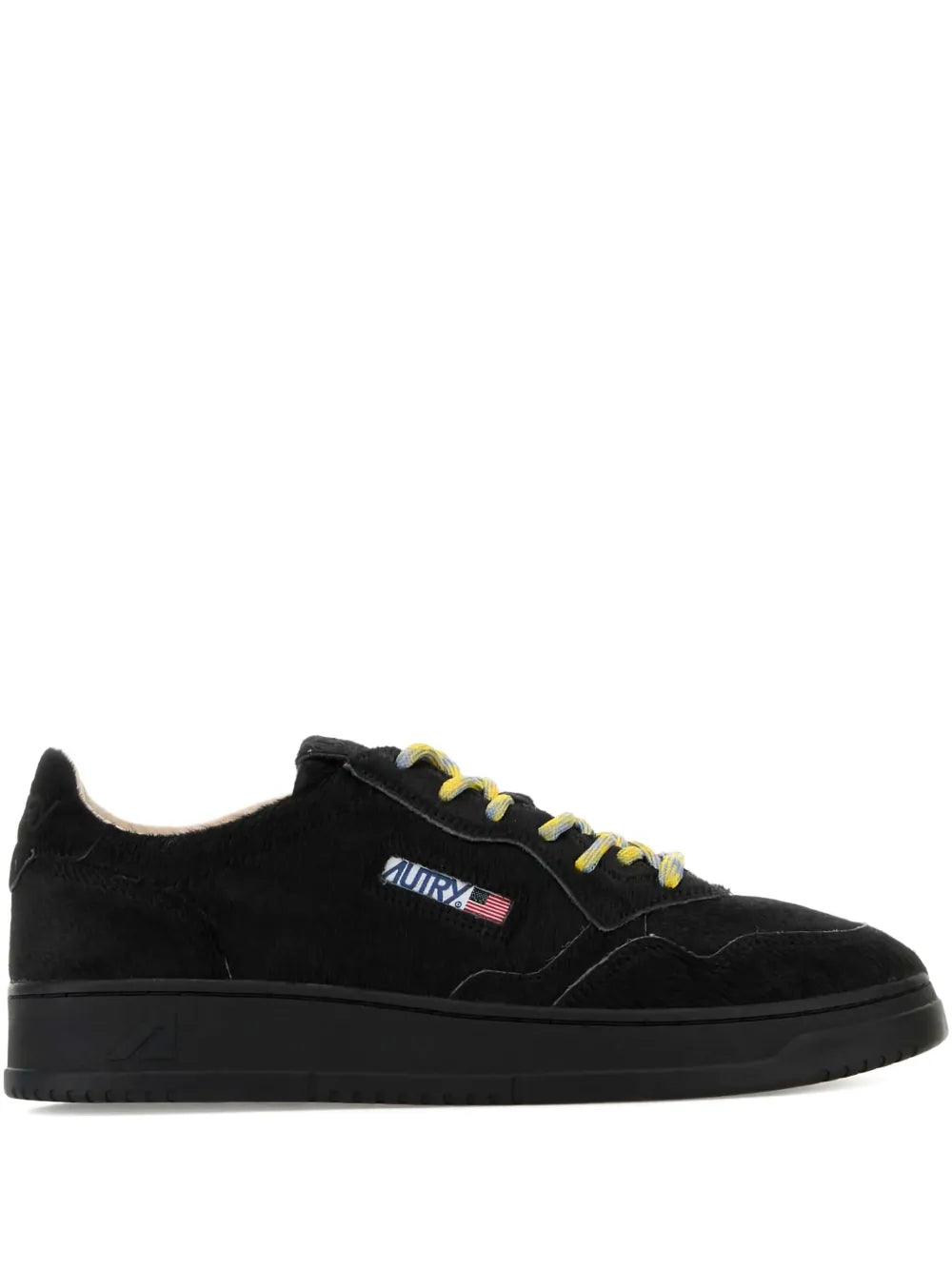 Exclusive Autry Medalist Low Sneakers — Black — Size US M 7 - US W 8.5 — Front View