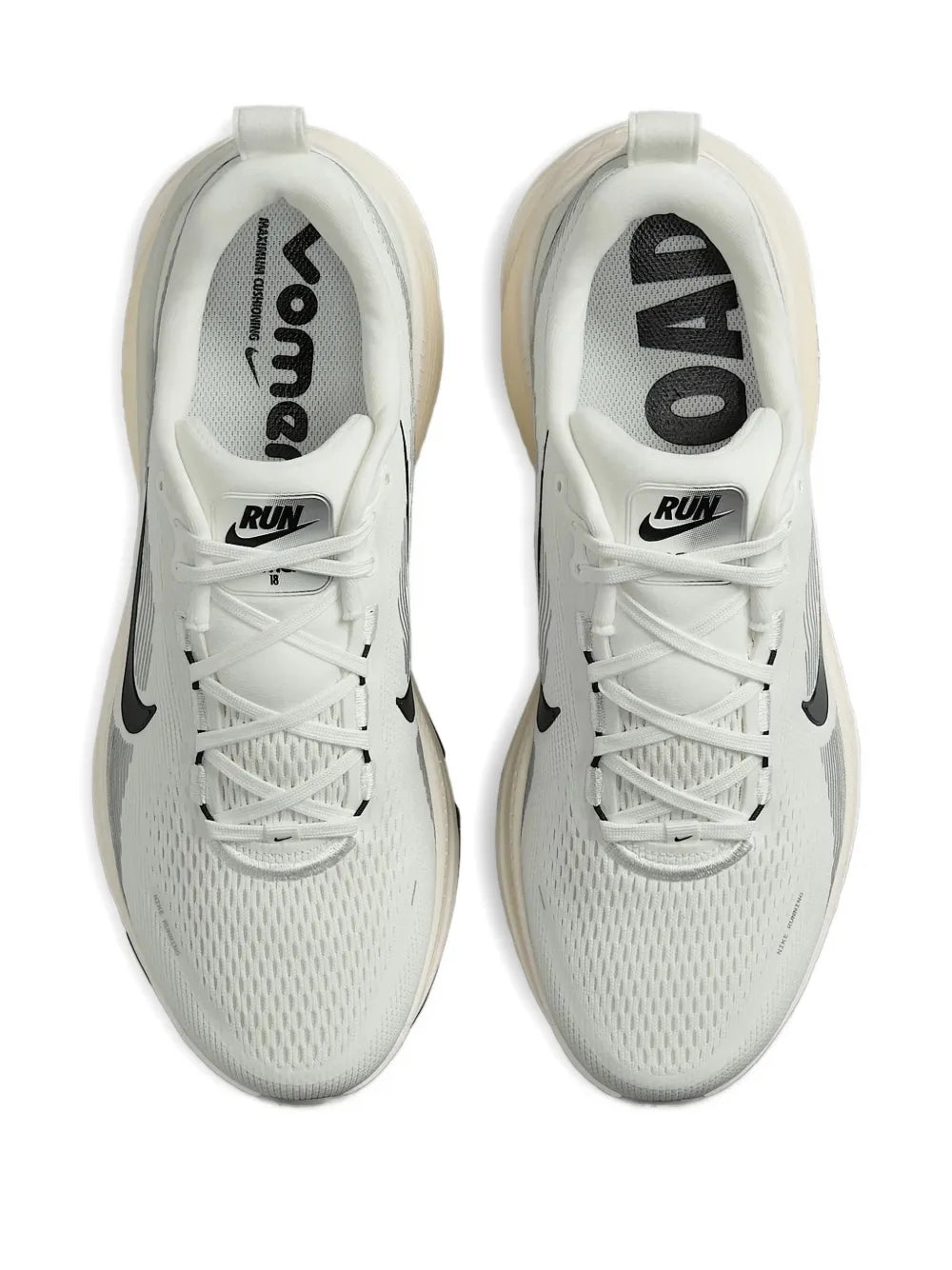 Exclusive Nike Vomero 18 Summit White/Coconut Milk Sneakers — White — Size US M 11 - US W 12.5 — Side View