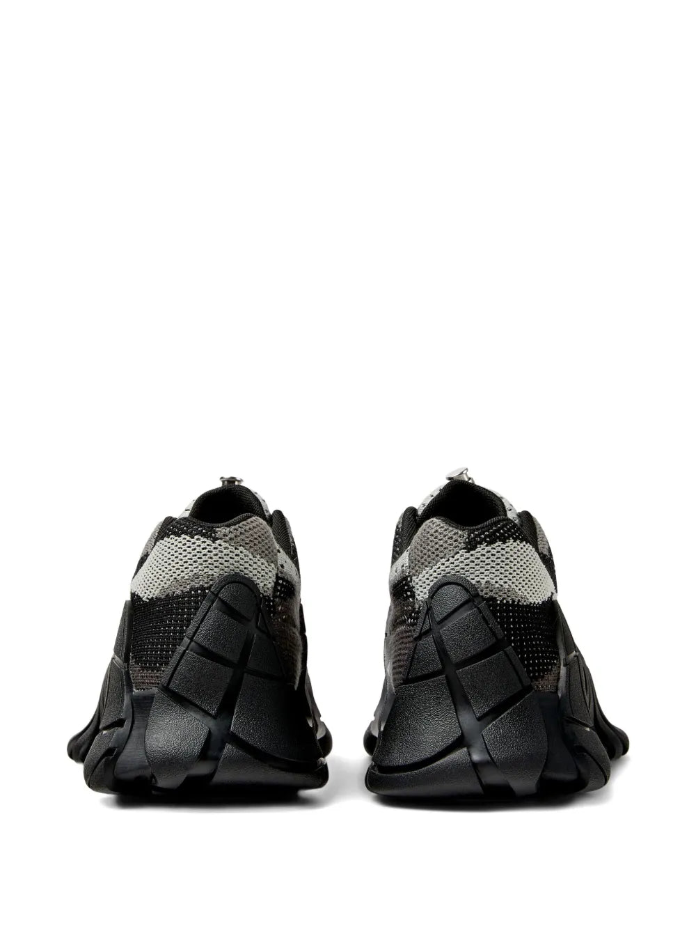 Exclusive Camperlab Tormenta Pull-Tab Sneakers — Grey / Black — Size US M 7.5 - US W 9 — Back View