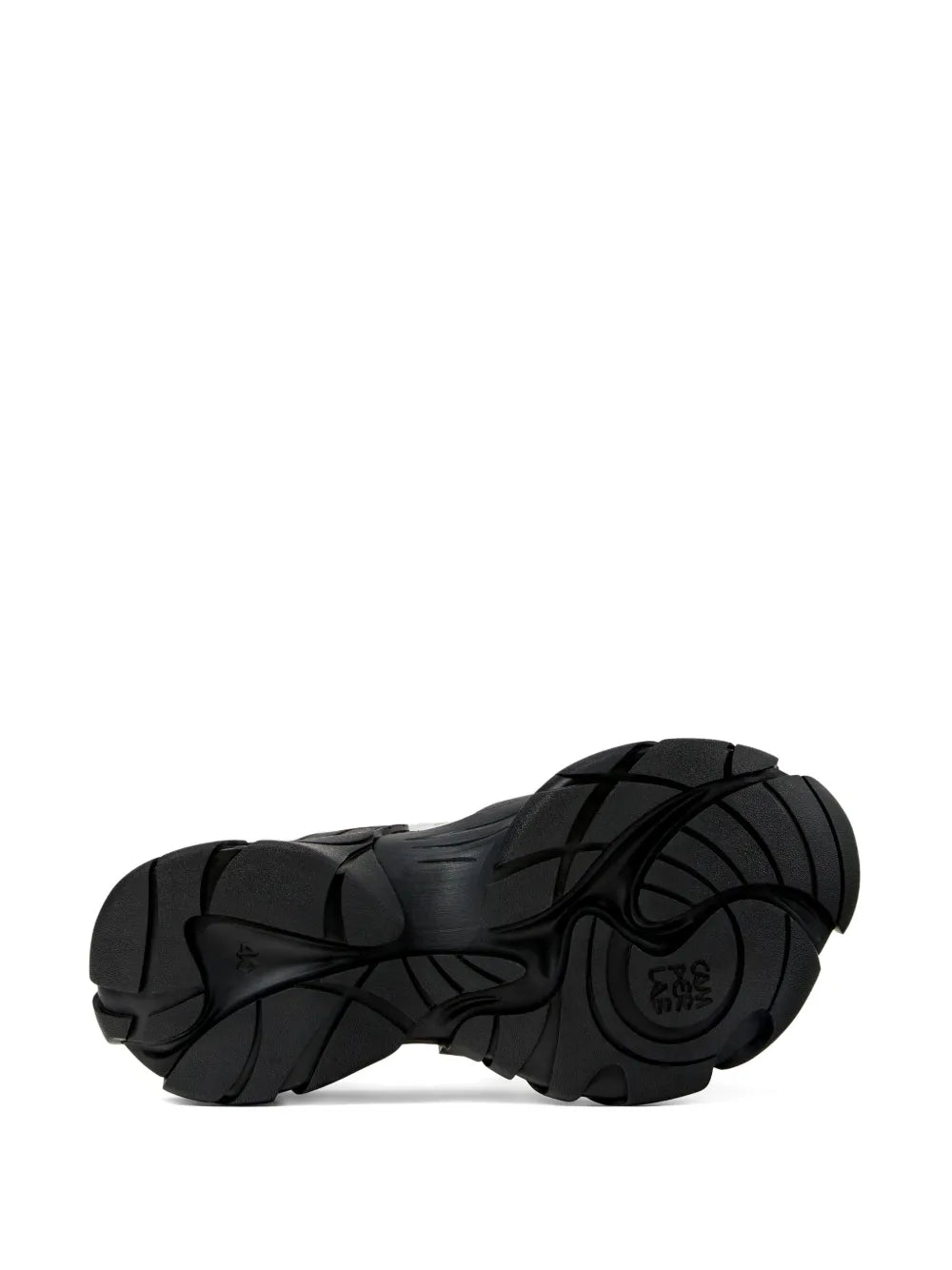 Exclusive Camperlab Tormenta Pull-Tab Sneakers — Grey / Black — Size US M 7.5 - US W 9 — Detail View