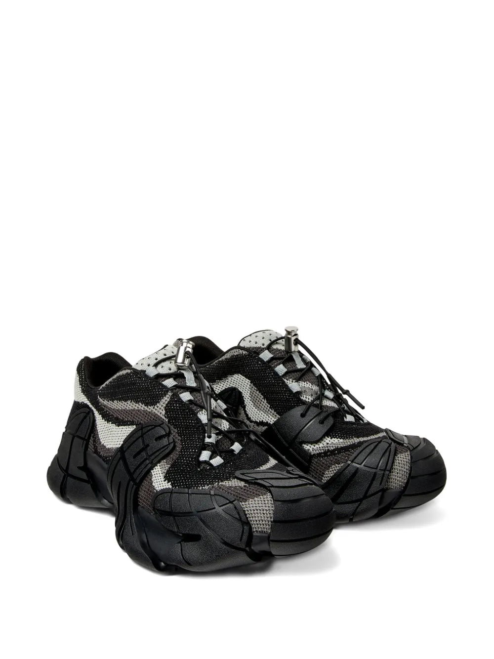 Exclusive Camperlab Tormenta Pull-Tab Sneakers — Grey / Black — Size US M 7.5 - US W 9 — Side View