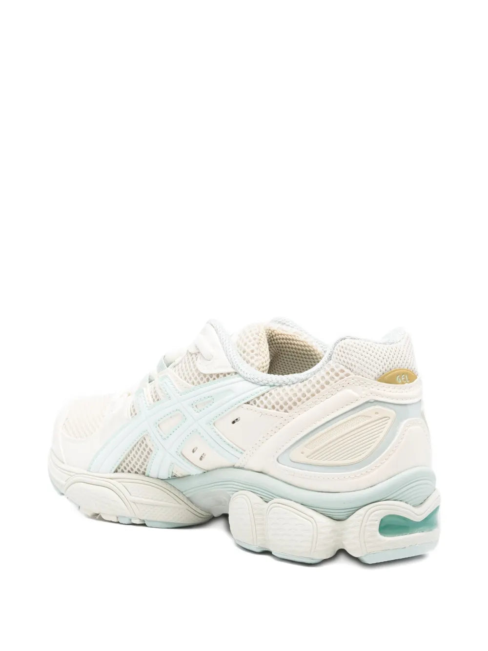 Exclusive Asics Gel-Cumulus 25 Sneakers — Off-White — Size US M 4 - US W 5.5 — Back View