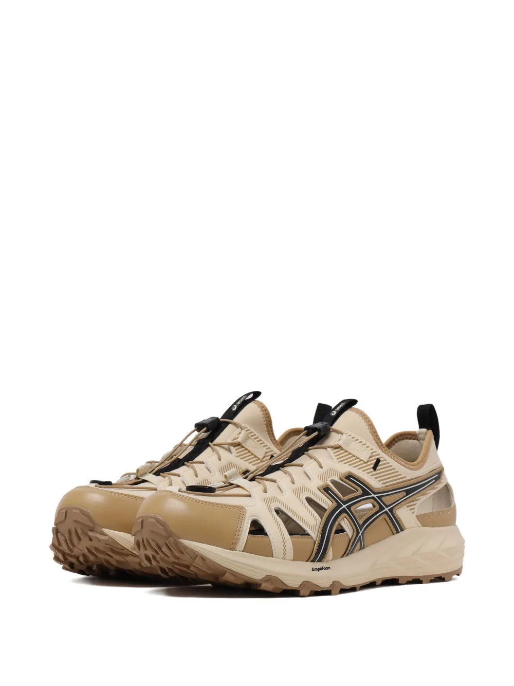 Exclusive Asics Gel-Sonoma Cut-Out Sneakers — Brown — Size US M 6 - US W 7.5 — Side View