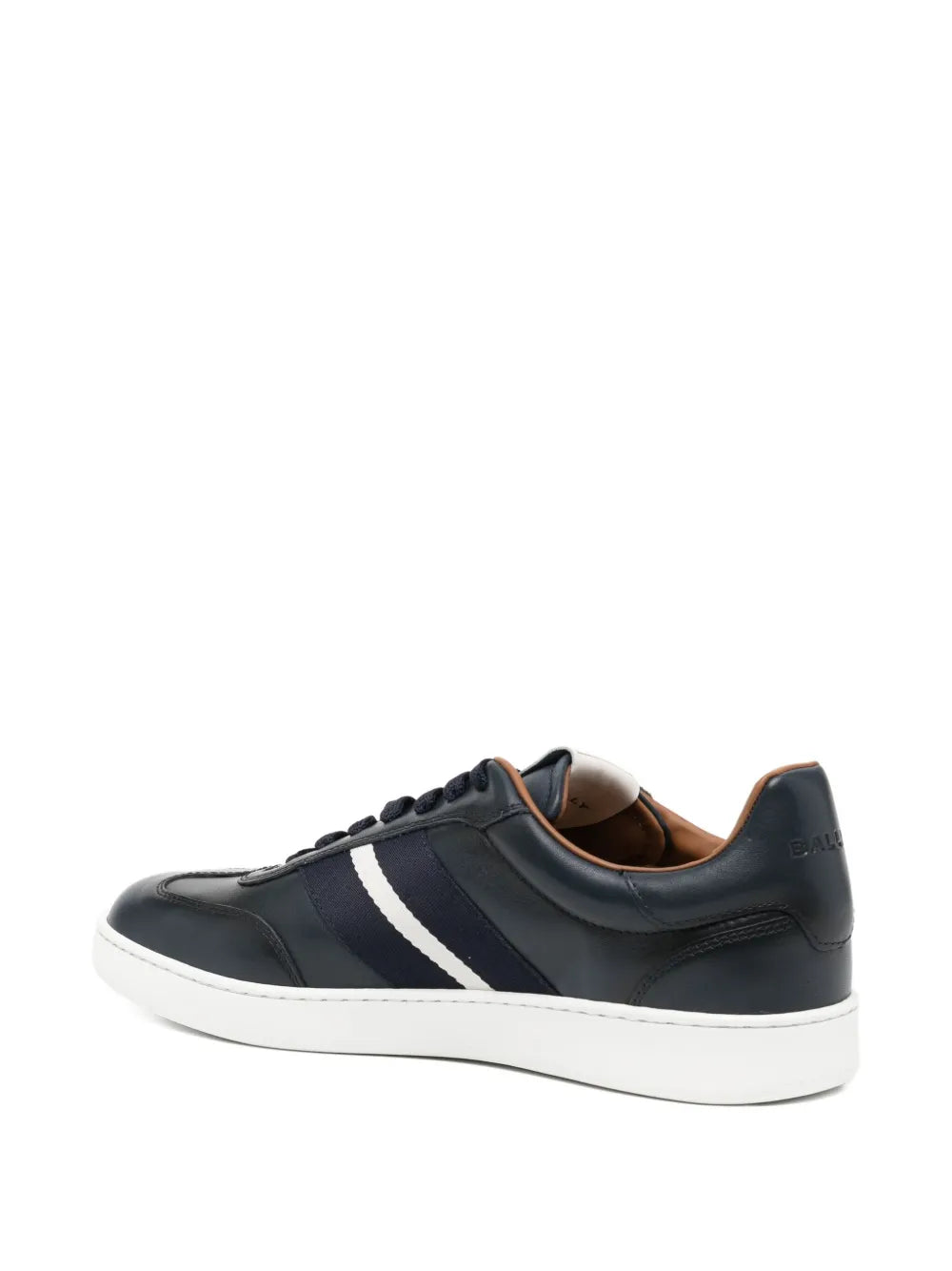 Exclusive Bally Retro Crest Sneakers — Dark Blue — Size US M 4 - US W 5.5 — Back View