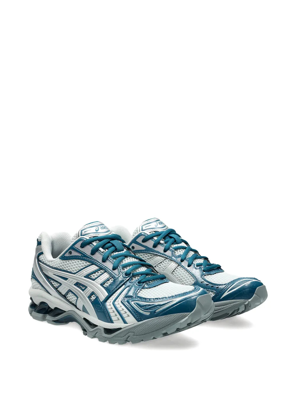 Exclusive Asics Gel-Kayano 14 Sneakers — Light Grey — Size US M 4.5 - US W 6 — Side View