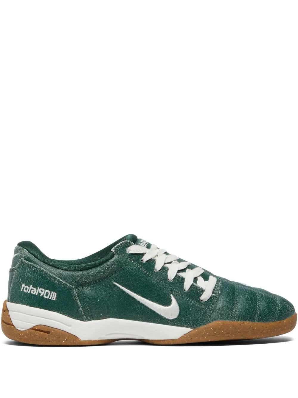 Exclusive Nike Total 90 Iii Fir/Gum Medium Brown Sneakers — Dark Green — Size US M 10.5 - US W 12 — Front View