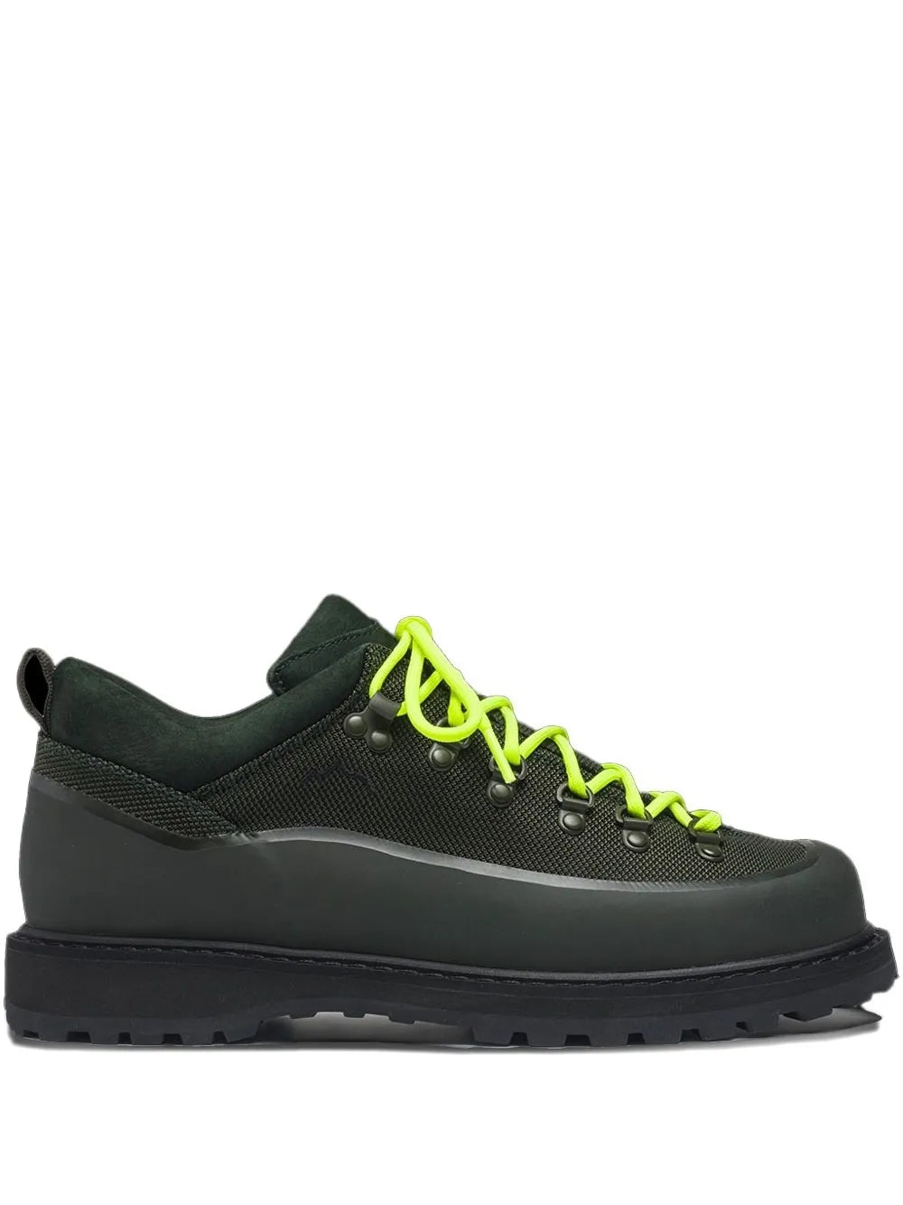 Exclusive Diemme Lace-Up Mesh Sneakers — Green — Size US M 6 - US W 7.5 — Front View