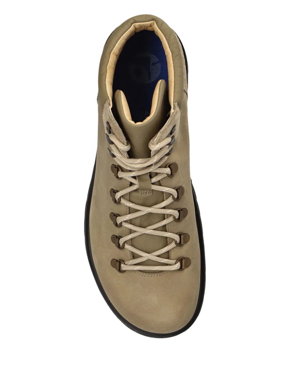 Exclusive Birkenstock Lace-Up Padded Collar Boots — Taupe — Size US M 10.5 - US W 12 — Back View