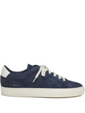 Exclusive Common Projects Suede Leather Sneakers — Blue — Size US M 8 - US W 9.5 — Front View