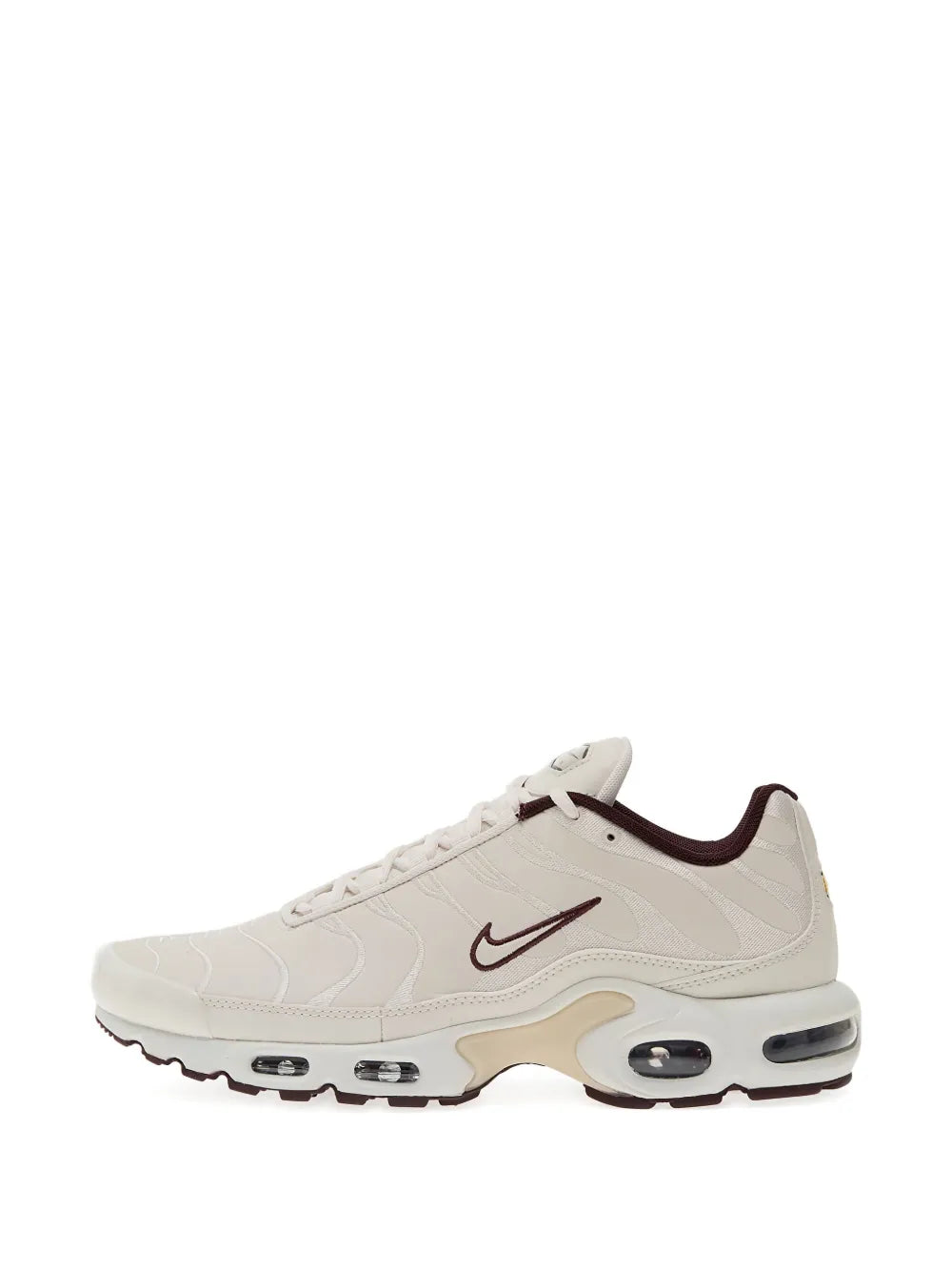Exclusive Air Max Plus Premium Sneakers — Beige — Size US M 8.5 - US W 10 — Back View