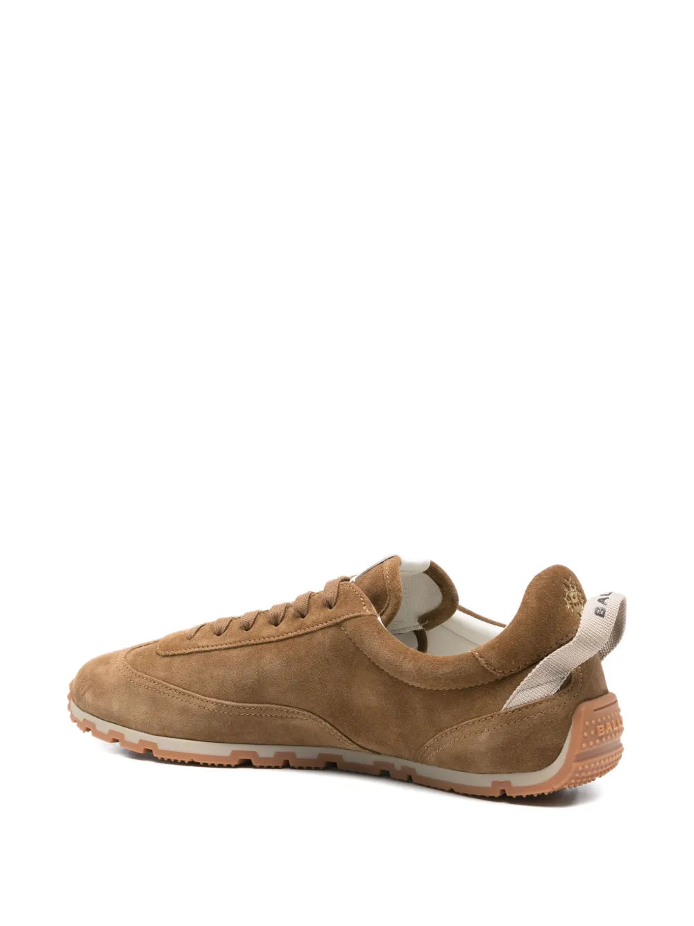 Exclusive Bally Suede Sneakers — Brown — Size US M 9 - US W 10.5 — Back View