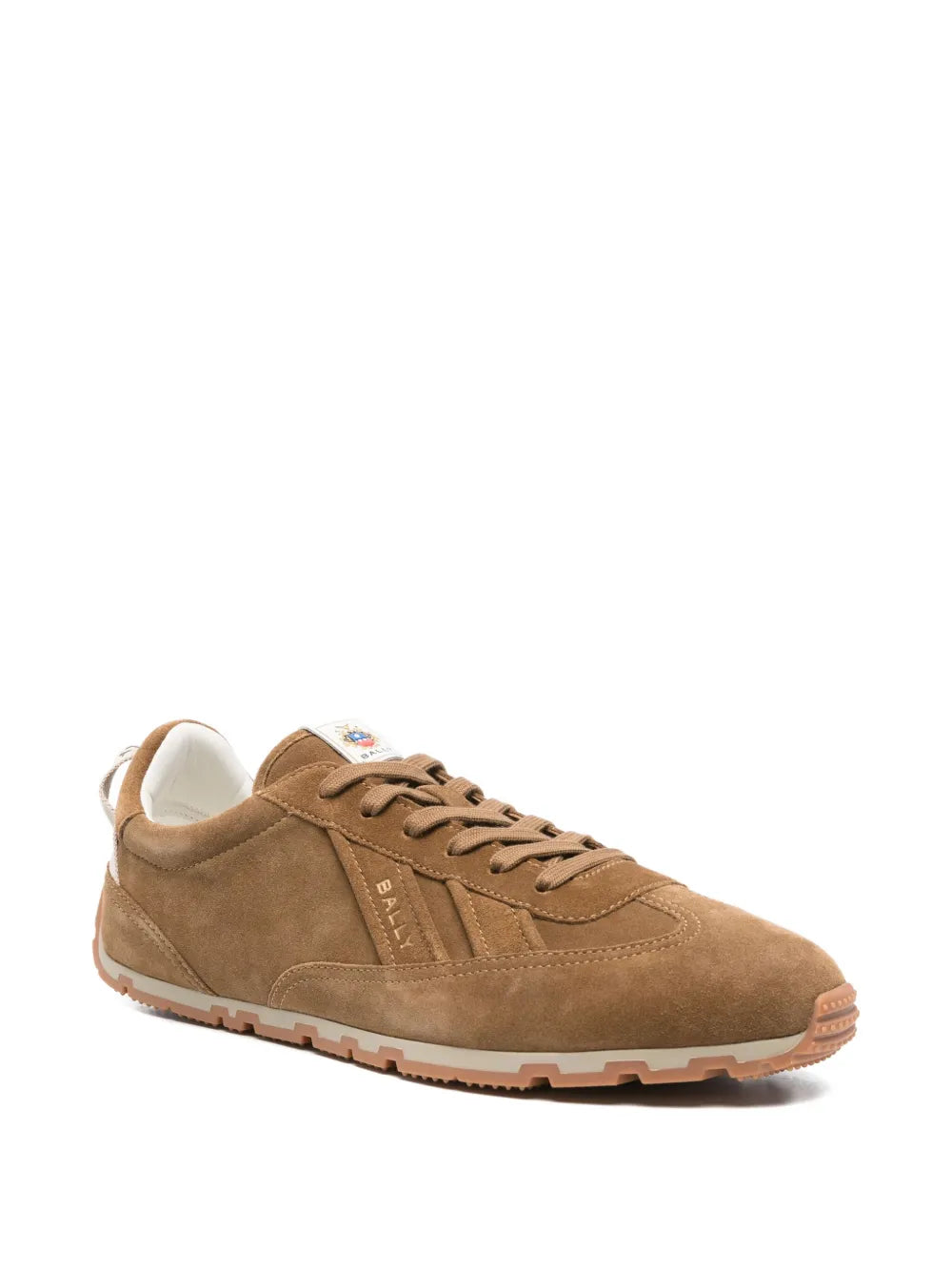 Exclusive Bally Suede Sneakers — Brown — Size US M 9 - US W 10.5 — Side View