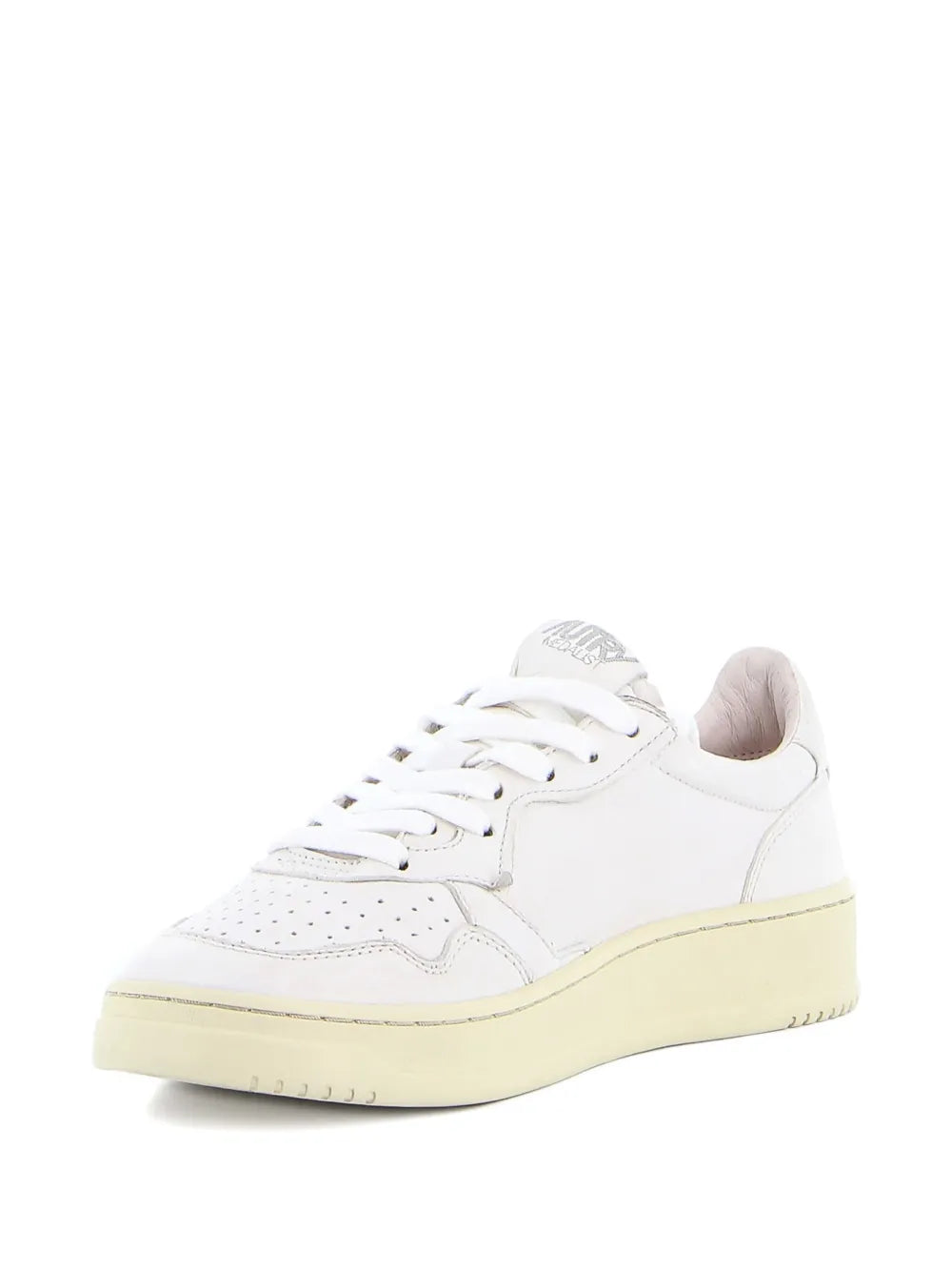 Exclusive Autry Medalist Low Sneakers — White — Size US M 6 - US W 7.5 — Back View