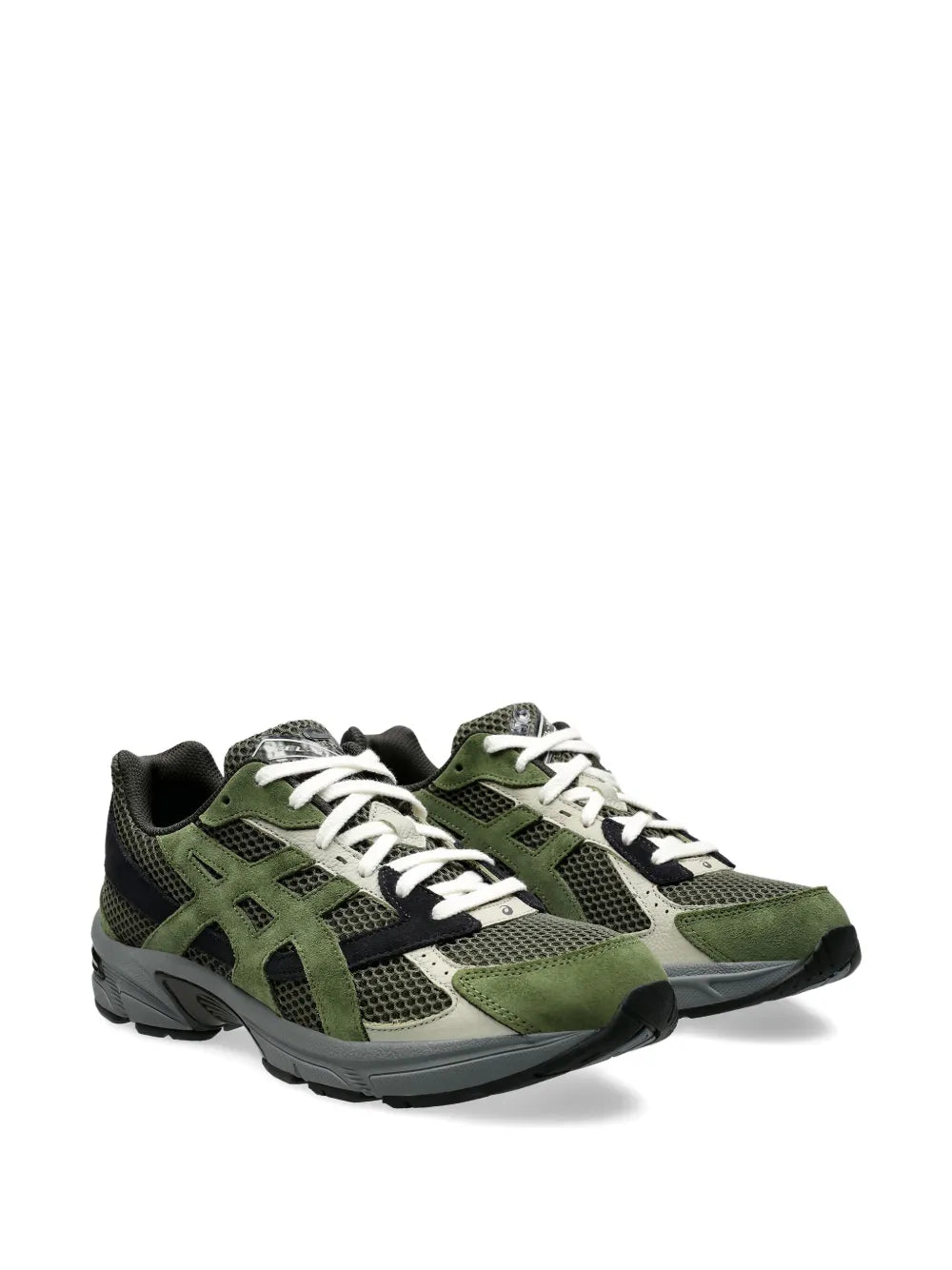 Exclusive Asics Gel-1130 Sneakers — Olive Green — Size US M 6 - US W 7.5 — Side View